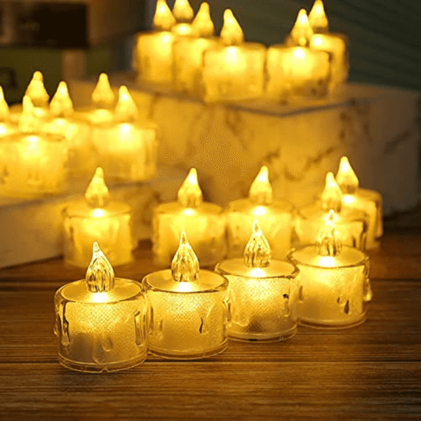 24pcs Flameless Tea Light LED Candles