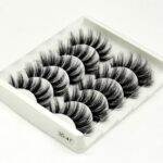 5 Pair Mink False Eyelashes Wispy Cross Long Thick Soft Fake Eye Lashes – 3D-47