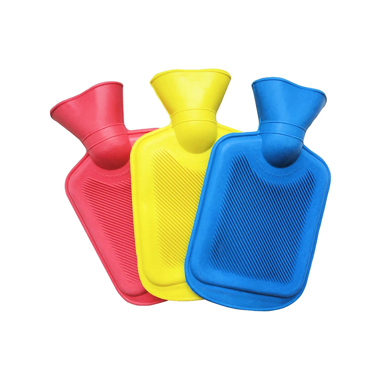 33cm Rubber Hot Water Bottle Hot Water Bag for Heat Therapy – 2 Litre Random Colour