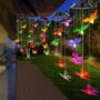 Butterfly Solar Wind Chimes