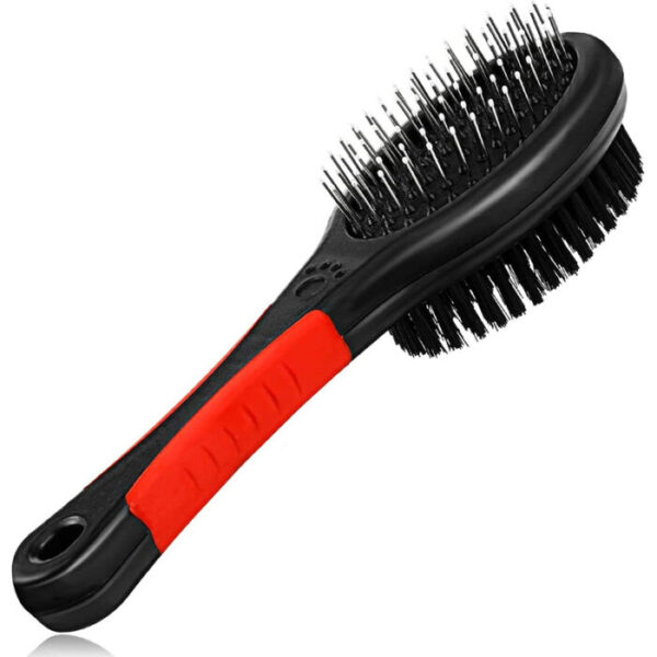 Double Sided Pet Fur Grooming Brush Pet Brush for Short and Long Hair – Large Size - Image 3