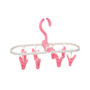 Foldable Laundry Clothes Peg Hanger Sock Airer Dryer 20 cm – Random Colour