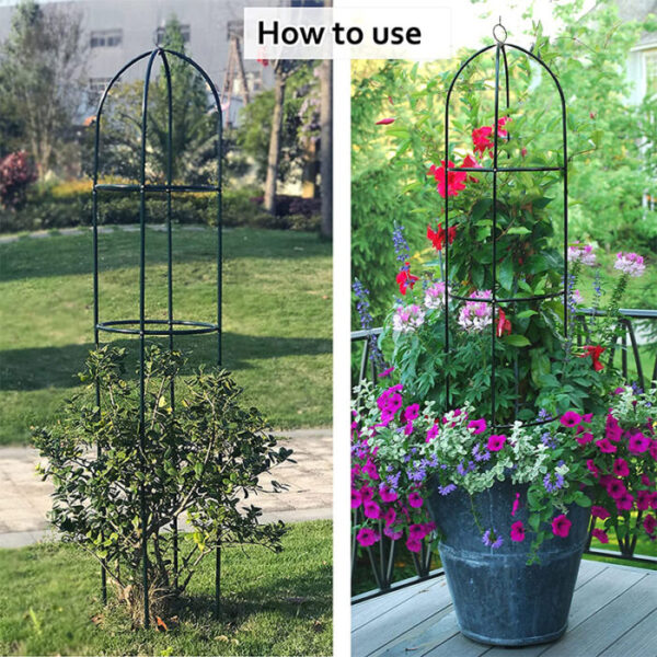 Tuscany Garden Obelisk Arch Climbing Plants Shrubs Trees Garden Essential - Image 2